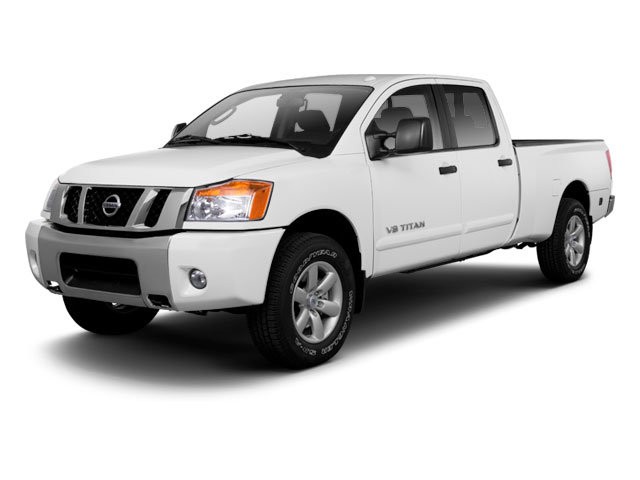 Silver 2013 Nissan Titan Pickup Truck Four-Wheel Drive Automatic