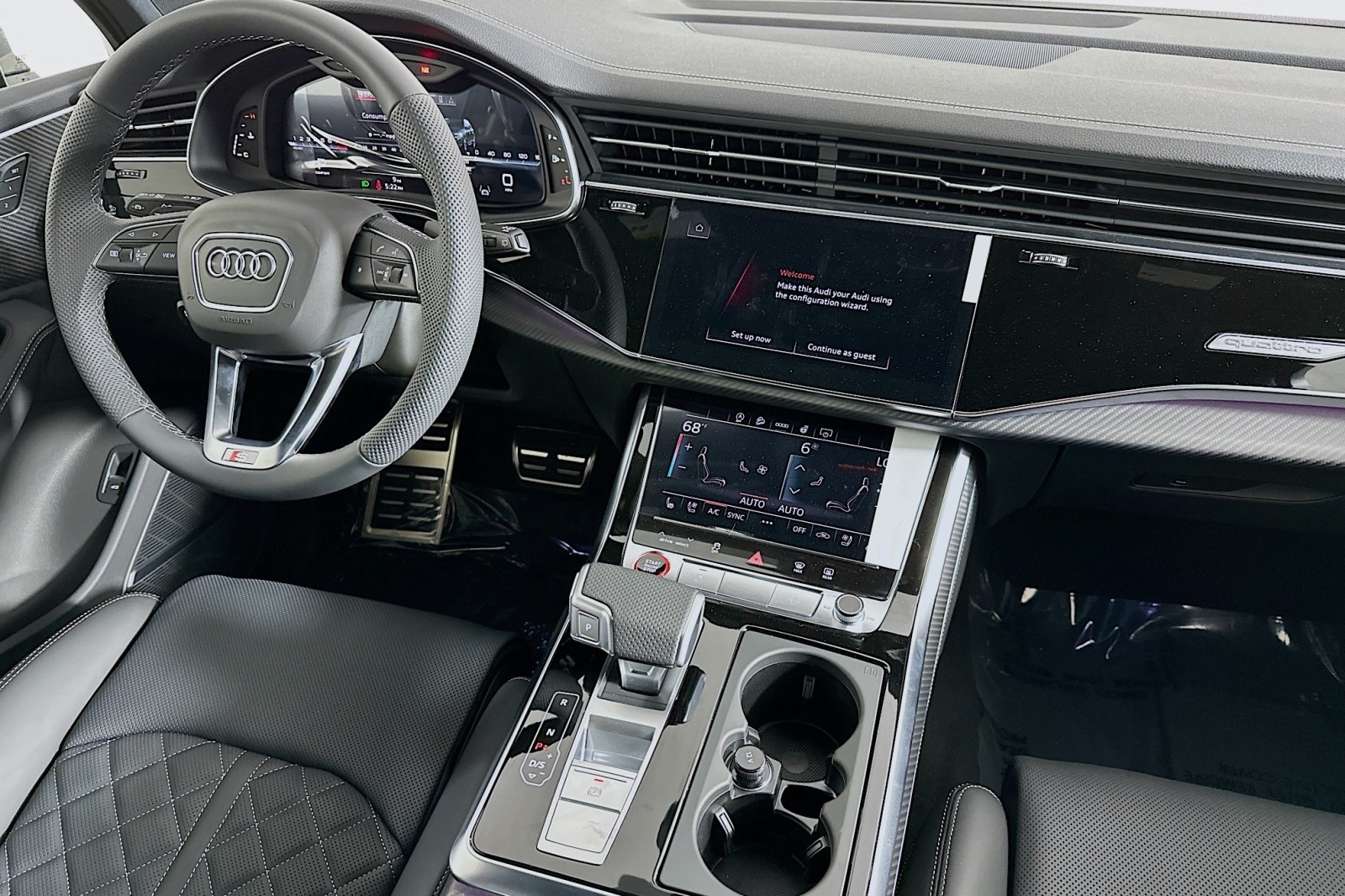 New 2026 Mythos Black Metallic Audi Premium Plus image 6