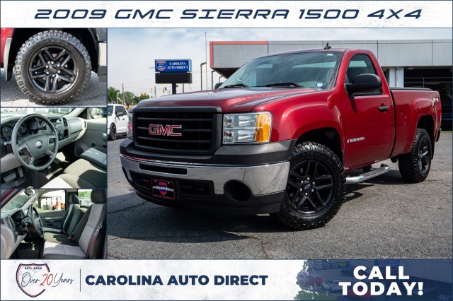 Sonoma Red Metallic 2009 GMC Sierra 1500 Pickup Truck Four-Wheel Drive Automatic