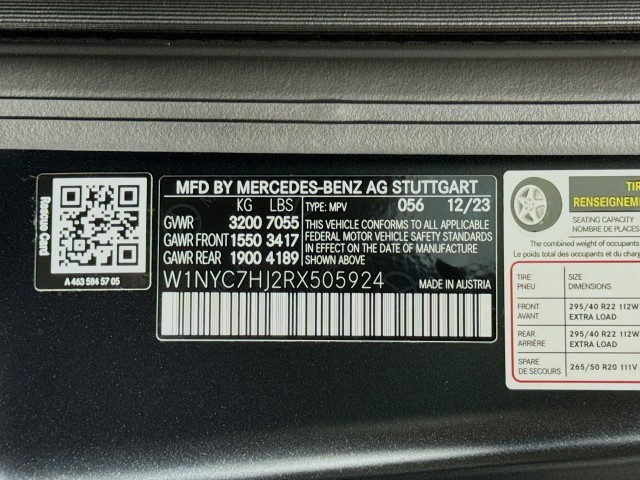 2024 Mercedes-Benz G-Class AMG G 63 33