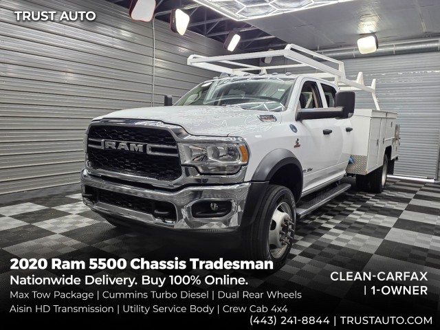 Bright White Clearcoat 2020 RAM 5500 Chassis Automatic