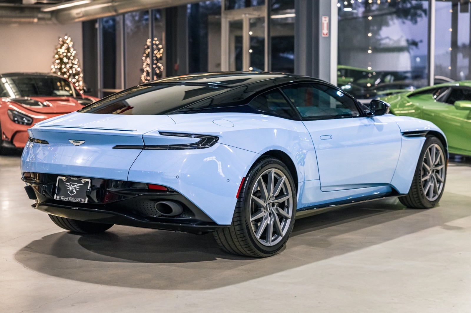 Used Car 2017 Aston Martin Db11  - Frosted Glass Blue Paint - Exterior Black Pack - Premium Audio For Sale Under $110,000 In Boerne, Texas