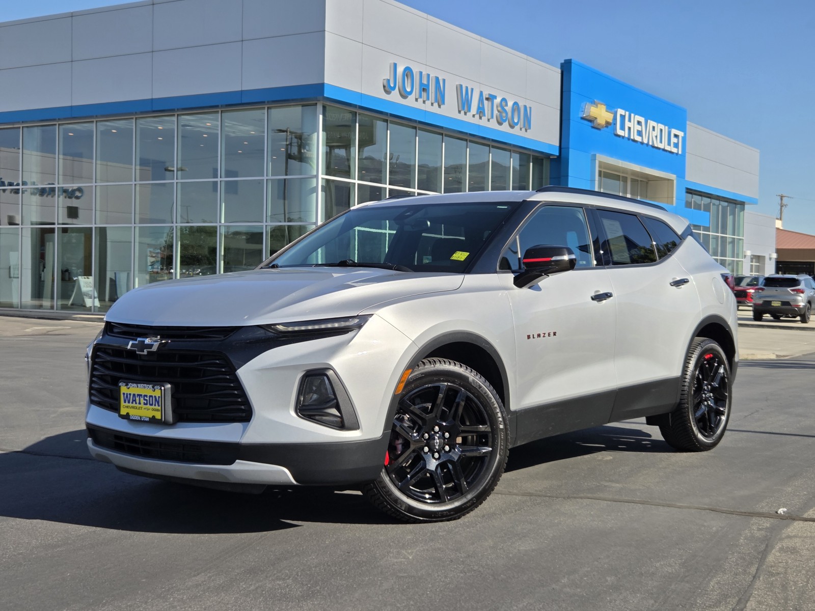 Silver Ice Metallic 2021 Chevrolet Blazer SUV / Crossover All-Wheel Drive Automatic