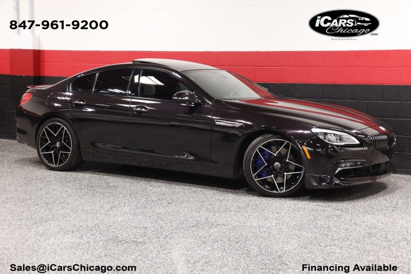 Red (Ruby Black Metallic) 2017 BMW 6 Series Sedan All-Wheel Drive 8-Speed Automatic