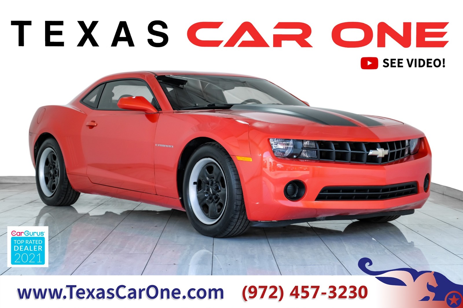 2013 Chevrolet Camaro LS AUTOMATIC BLUETOOTH PADDLE SHIFTERS CRUISE CONT 1