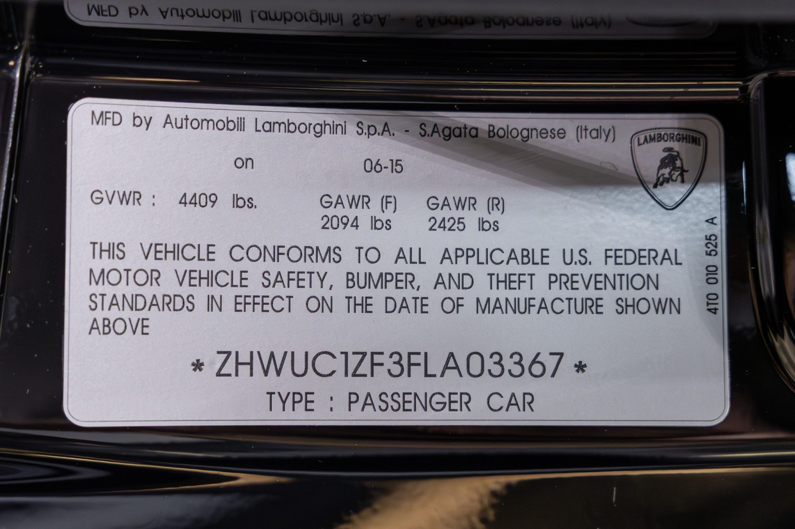 Used Car 2015 Lamborghini Huracan  For Sale Under $220,000 In Boerne, Texas