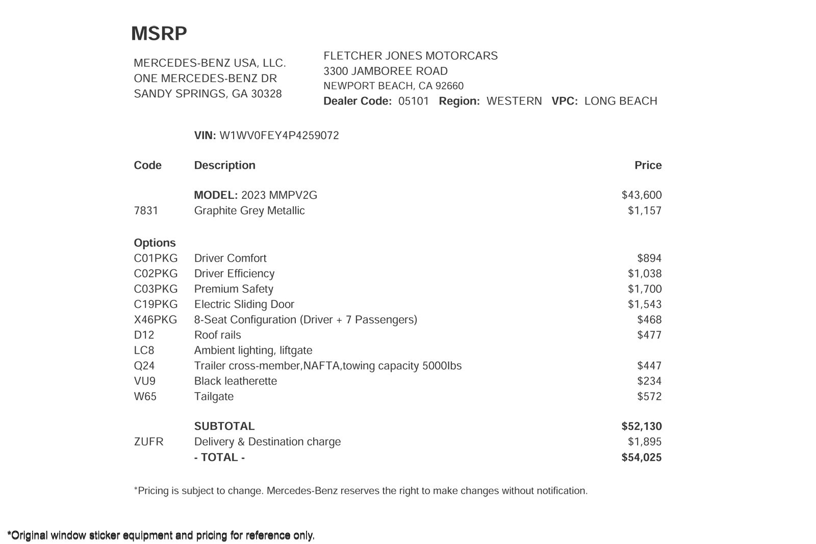 Used 2023 Graphite Grey Metallic Mercedes-Benz Standard Roof 126 Wheelbase image 26