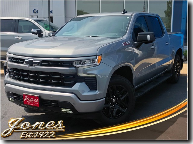 Sterling Gray Metallic 2025 Chevrolet Silverado 1500 Pickup Truck Four-Wheel Drive Automatic