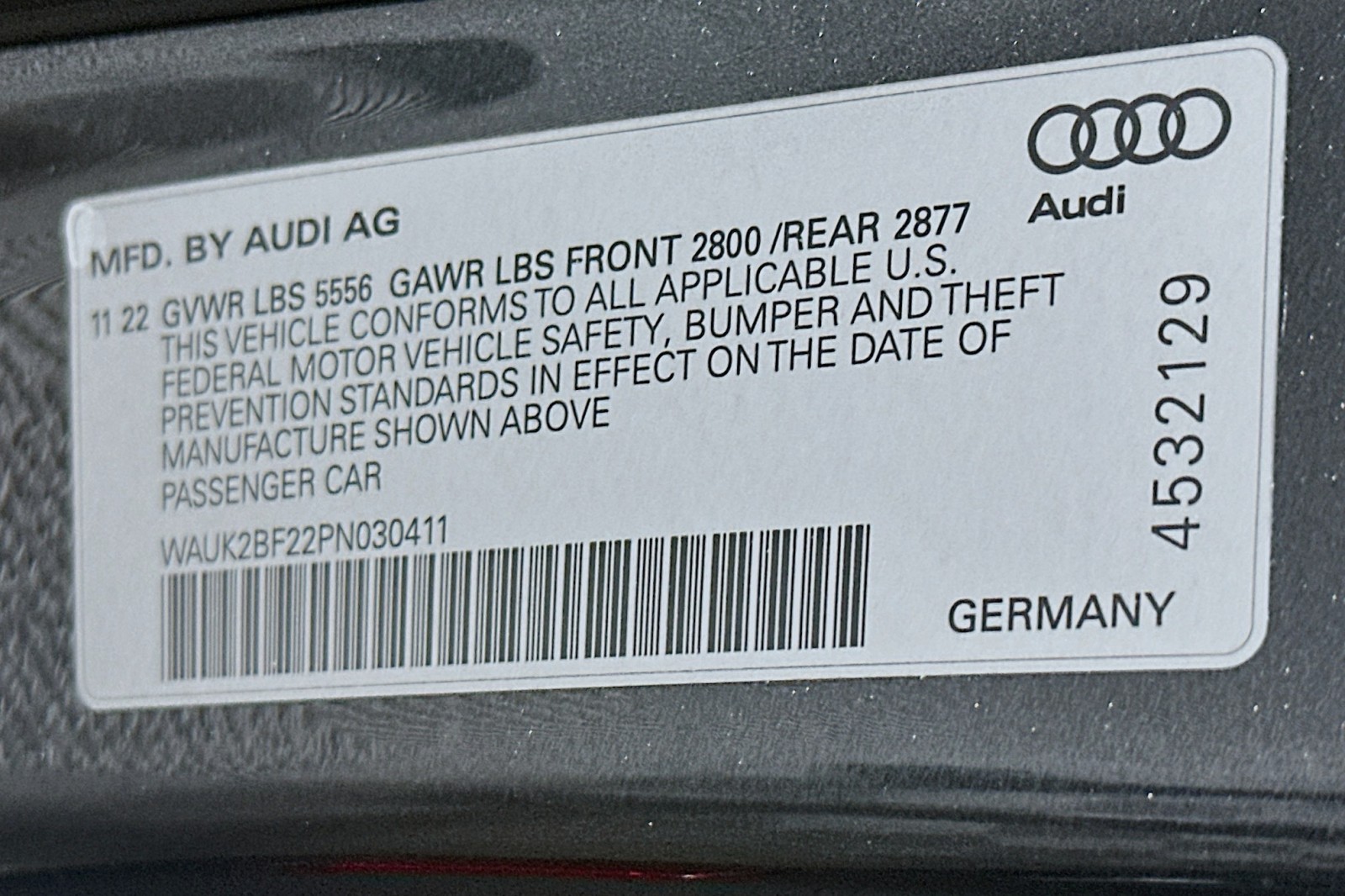 Used 2023 Daytona Gray Pearl Effect Audi Premium image 24