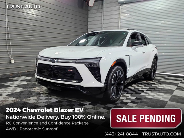 Summit White 2024 Chevrolet Blazer EV RS eAWD SUV / Crossover All-Wheel Drive 1-Speed Dual Clutch
