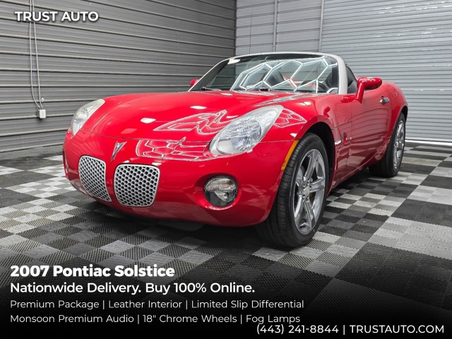 2007 Pontiac Solstice Base Convertible Rear-Wheel Drive 5-Speed Automatic