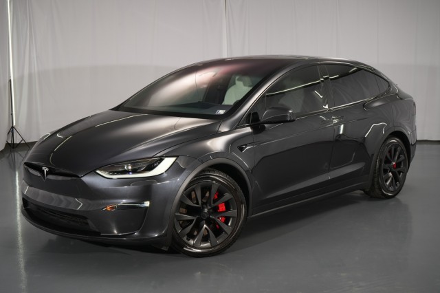 Gray (Stealth Grey) 2023 Tesla Model X Plaid AWD SUV / Crossover All-Wheel Drive Automatic