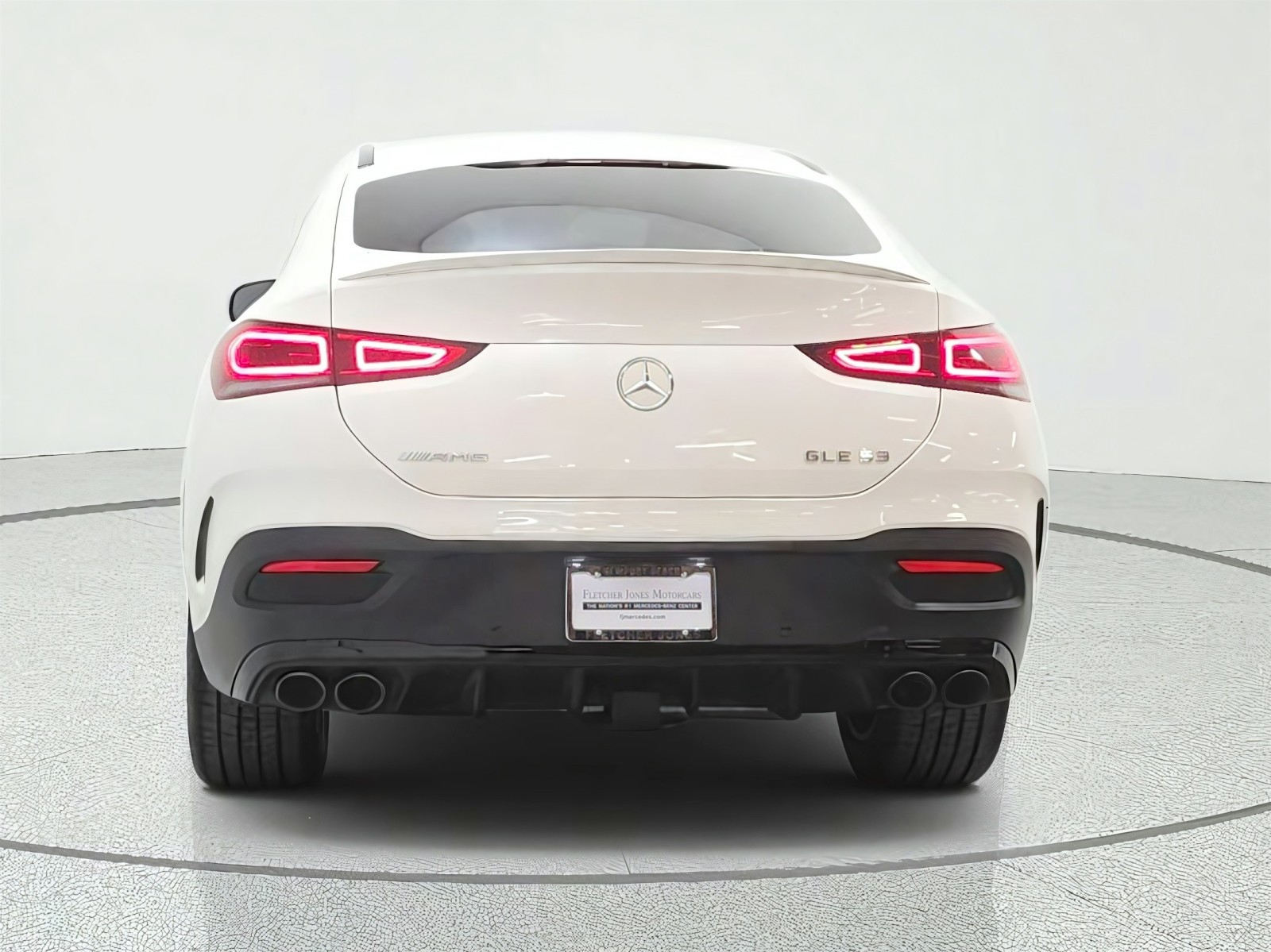 Used 2021 designo Diamond White Metallic Mercedes-Benz AMG® GLE 53 4MATIC Coupe image 6