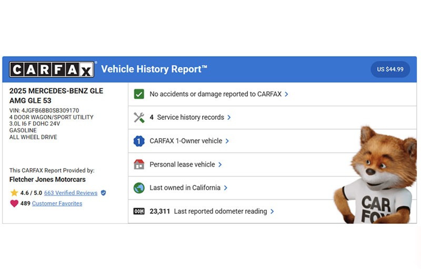 Used 2025 MANUFAKTUR Moonlight White Metal Mercedes-Benz AMG® GLE 53 image 2