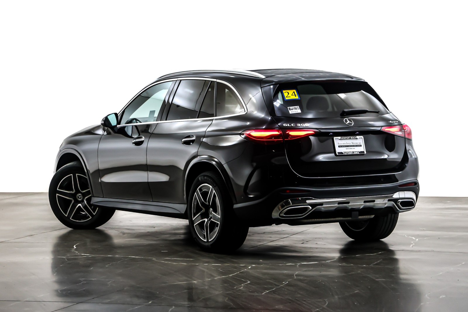 Used 2024 Obsidian Black Metallic Mercedes-Benz GLC 300 4MATIC® SUV image 12
