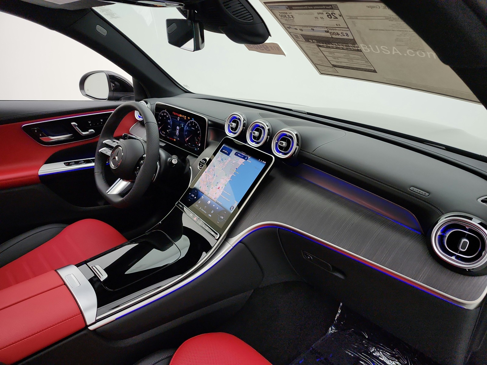 New 2026 Obsidian Black Metallic Mercedes-Benz GLC 300 4MATIC® Coupe image 13