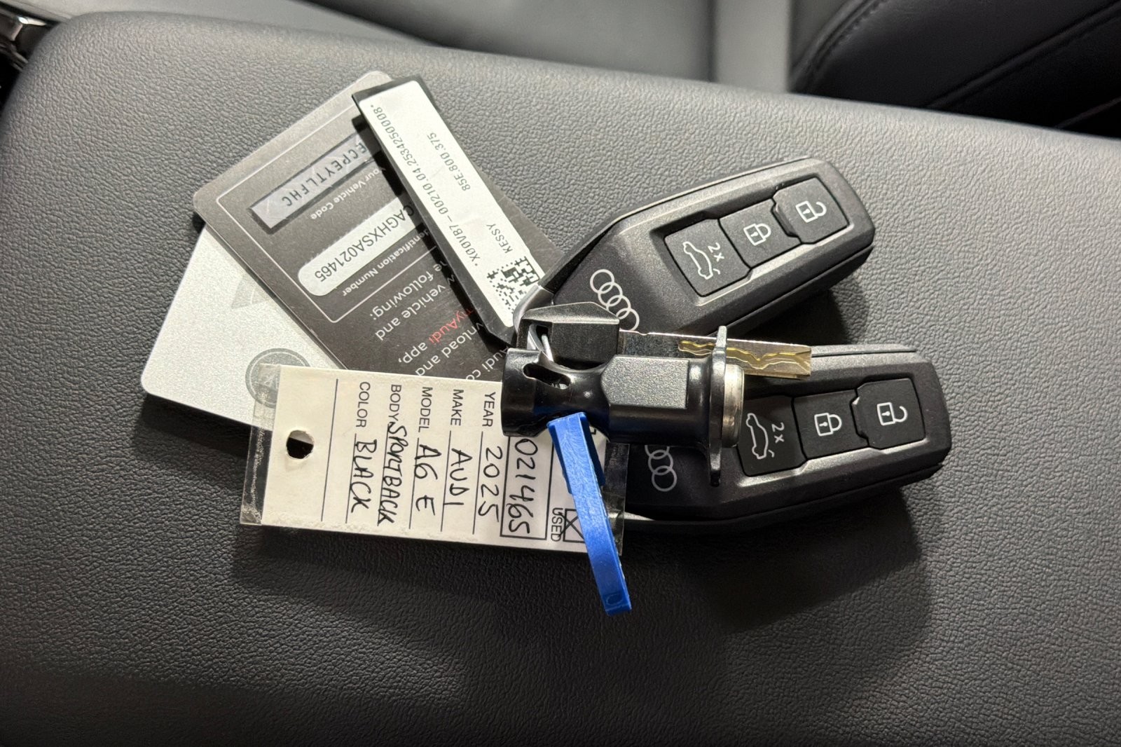 Certified Used 2025 Mythos Black Metallic Audi Premium Plus RWD image 24