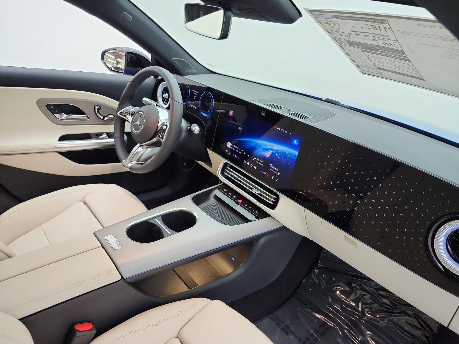 New 2027 Sky Blue Metallic Mercedes-Benz CLA 350 Electric 4MATIC® image 14