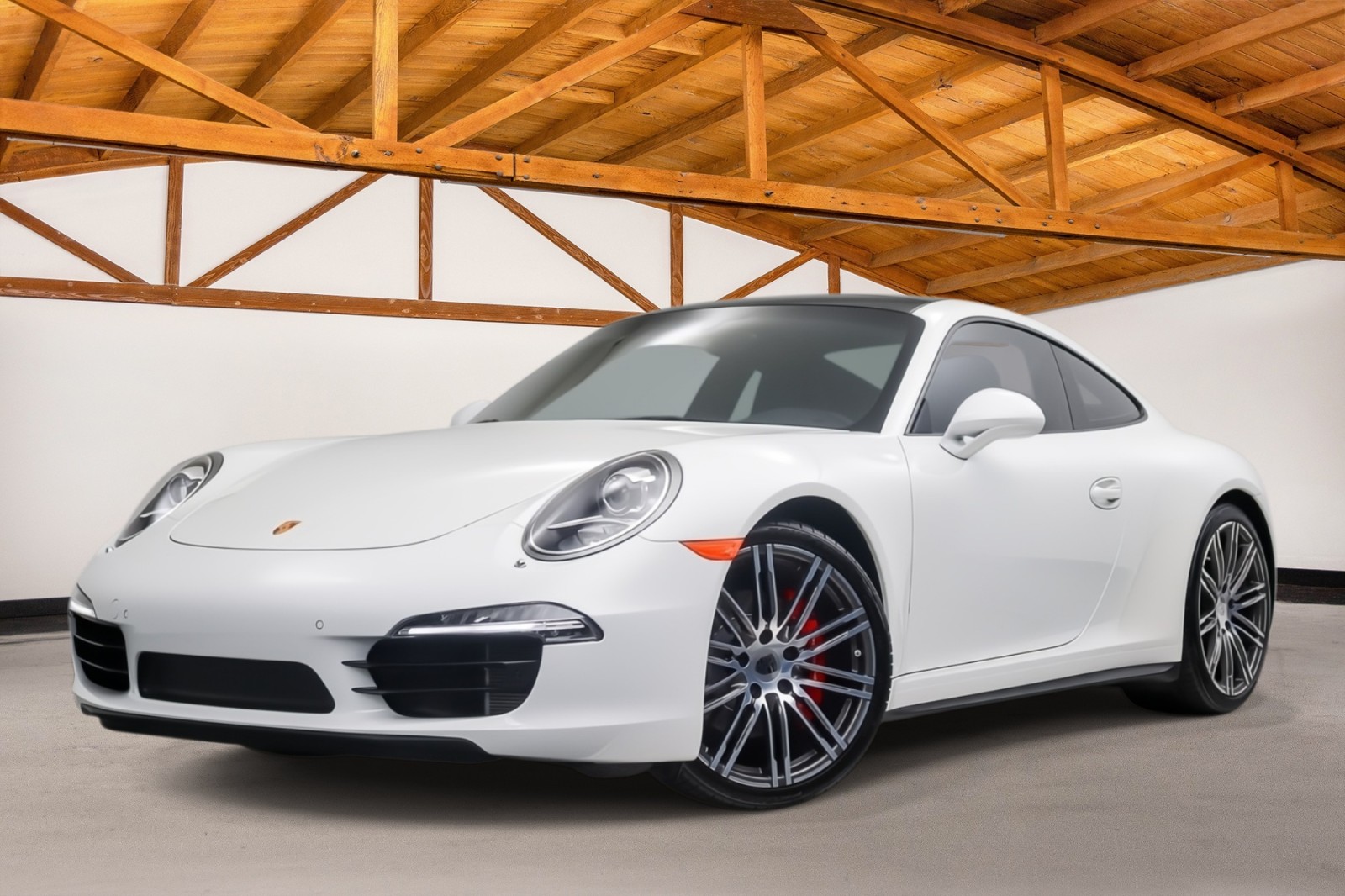 White 2015 Porsche 911 Carrera 4S Coupe AWD Coupe All-Wheel Drive Automatic