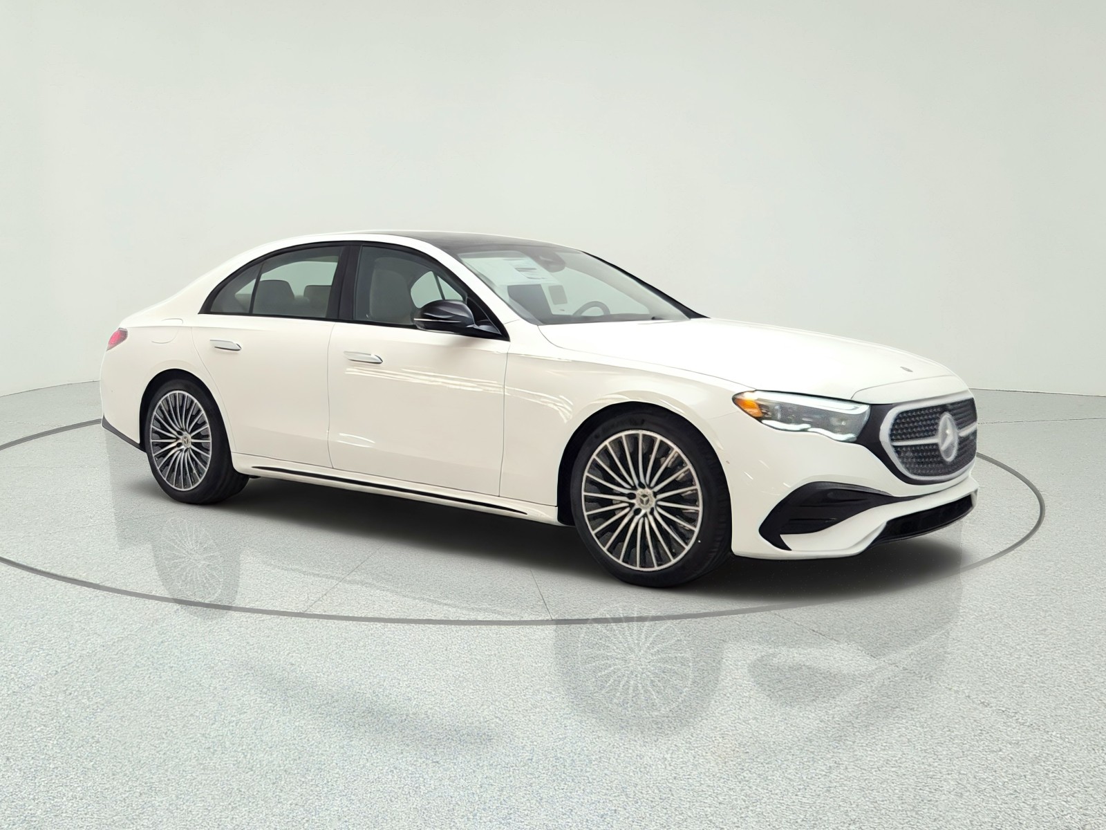 New 2026 Polar White Mercedes-Benz E 350 RWD Sedan image 3