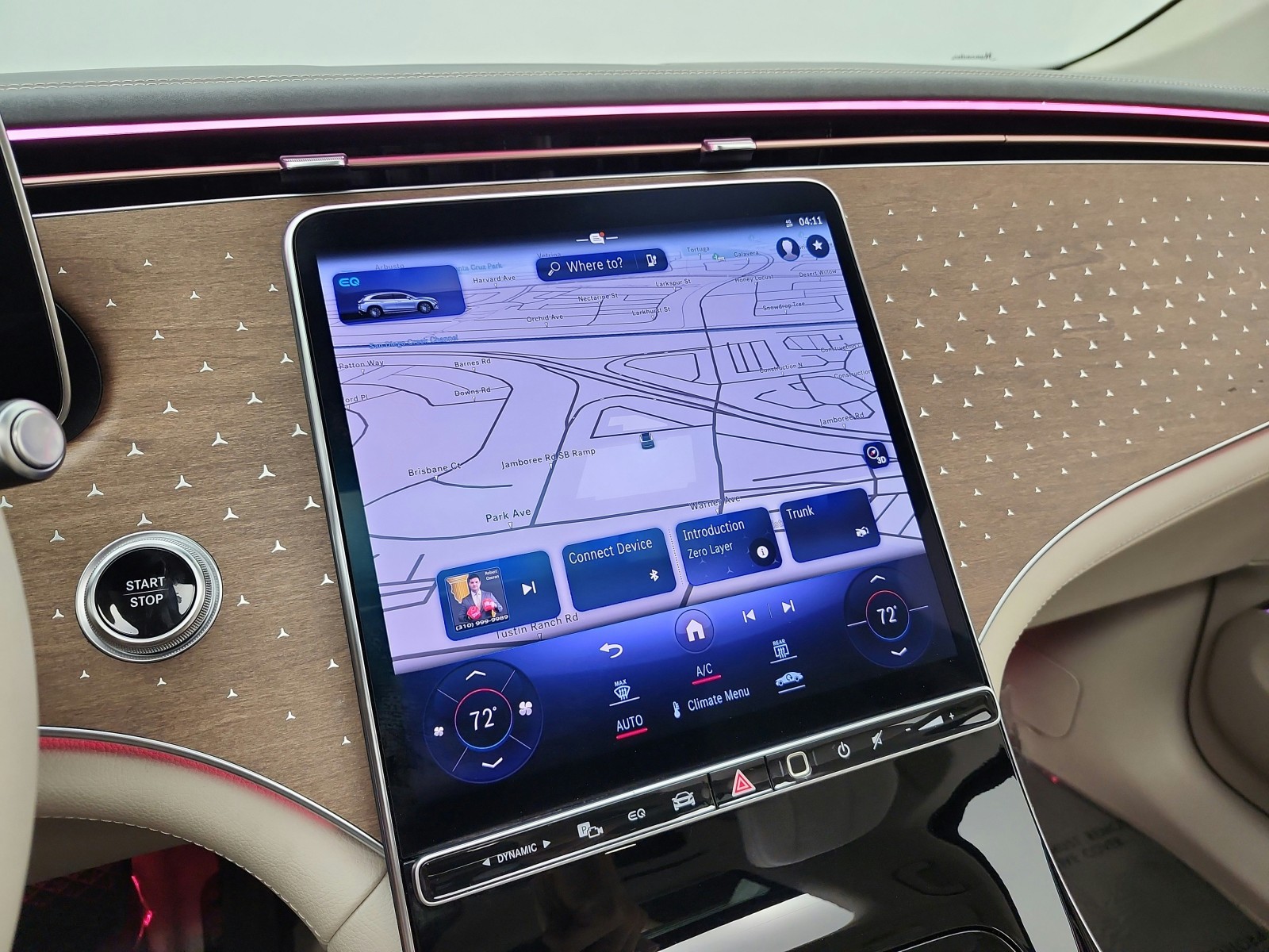 Certified Used 2023 MANUFAKTUR Diamond White Mercedes-Benz EQS 450+ SUV image 13