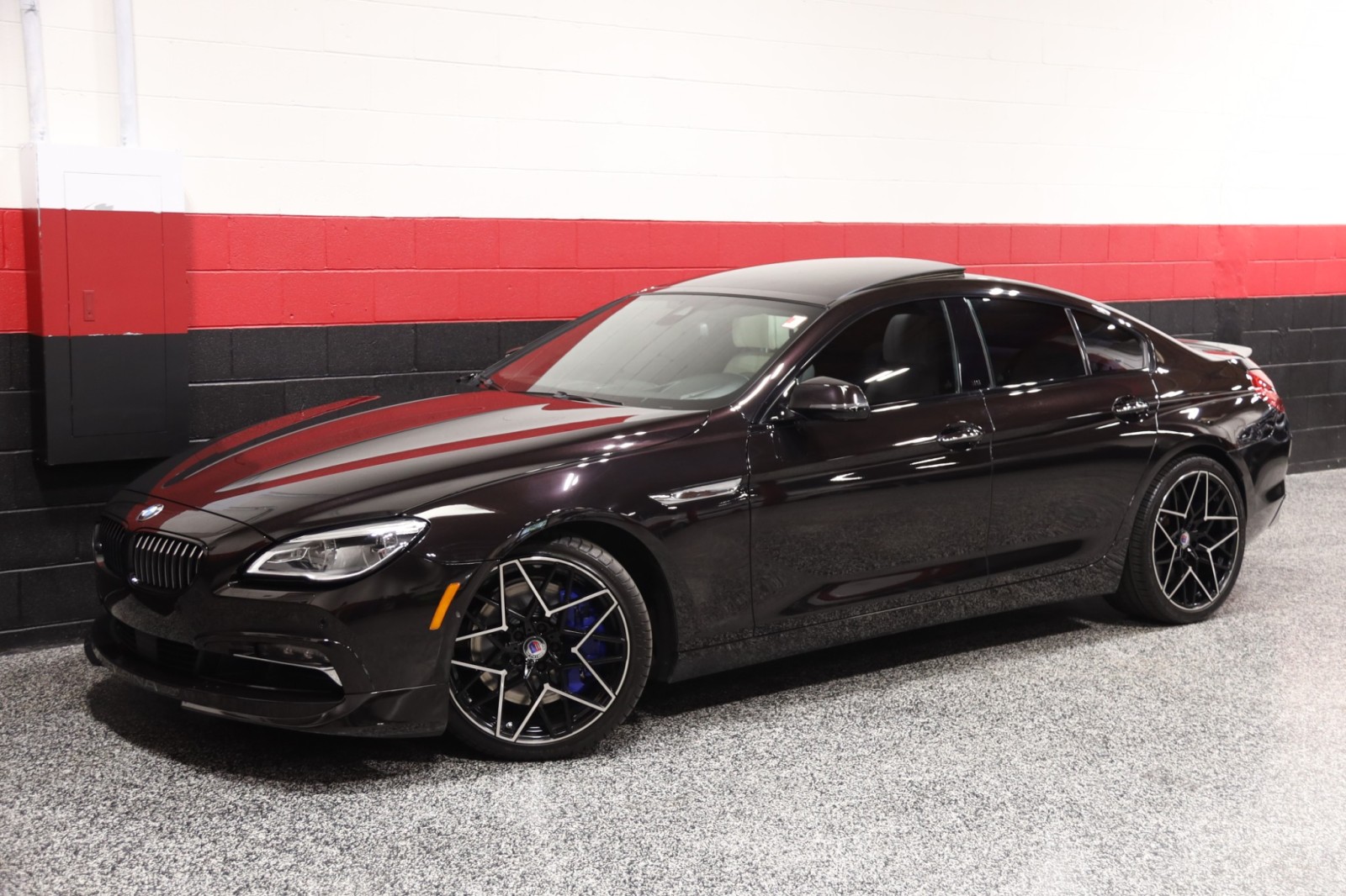Red (Ruby Black Metallic) 2017 BMW 6 Series Alpina B6 xDrive Gran Coupe AWD Sedan All-Wheel Drive 8-Speed Automatic