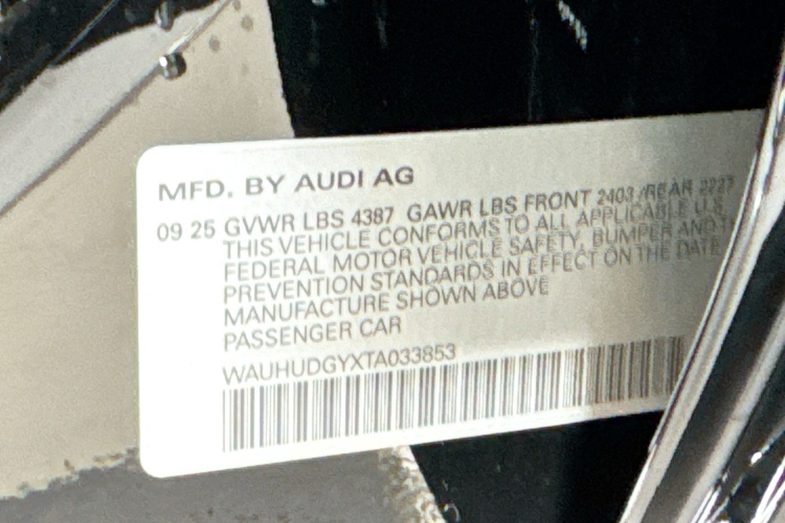 New 2026 Brilliant Black Audi Premium quattro image 30