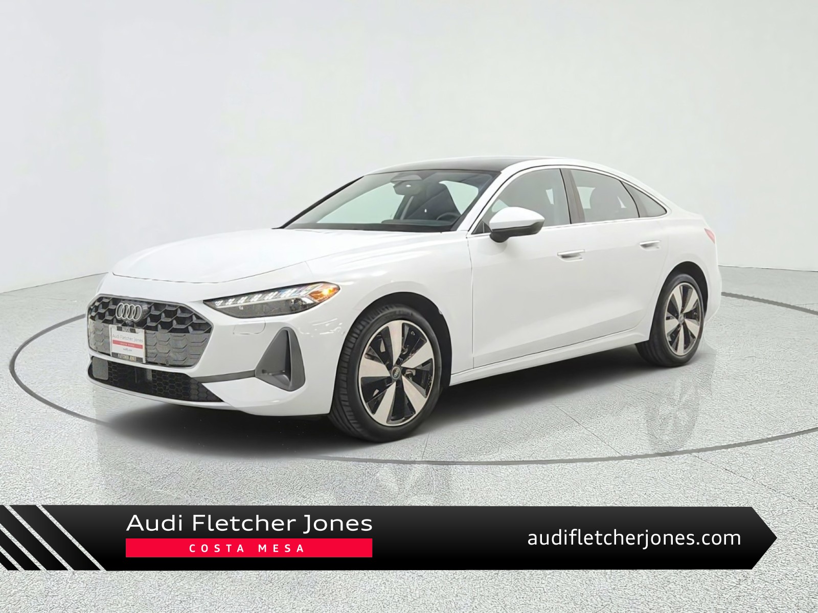 Glacier White Metallic 2025 Audi A5 Sedan All-Wheel Drive Automatic