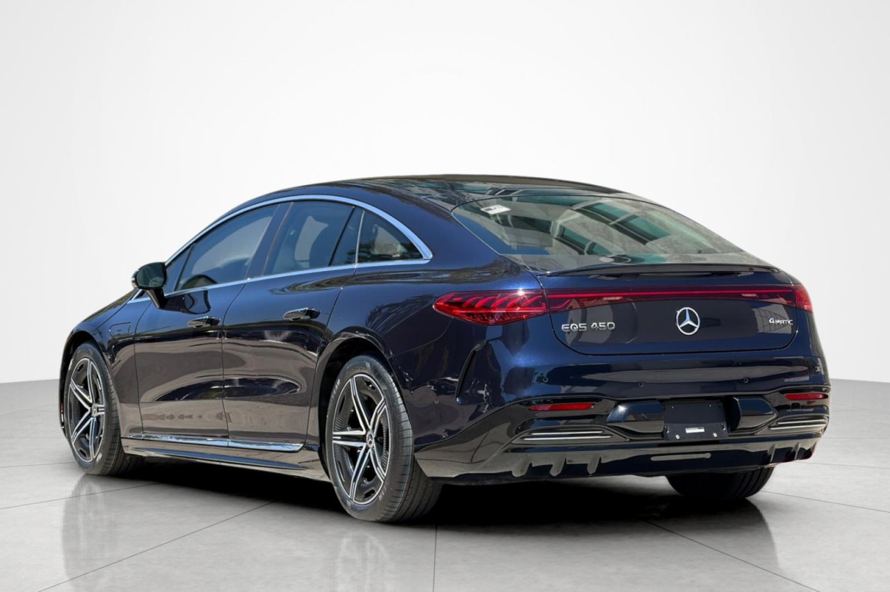 Certified Used 2024 Nautical Blue Metallic Mercedes-Benz EQS 450 image 3