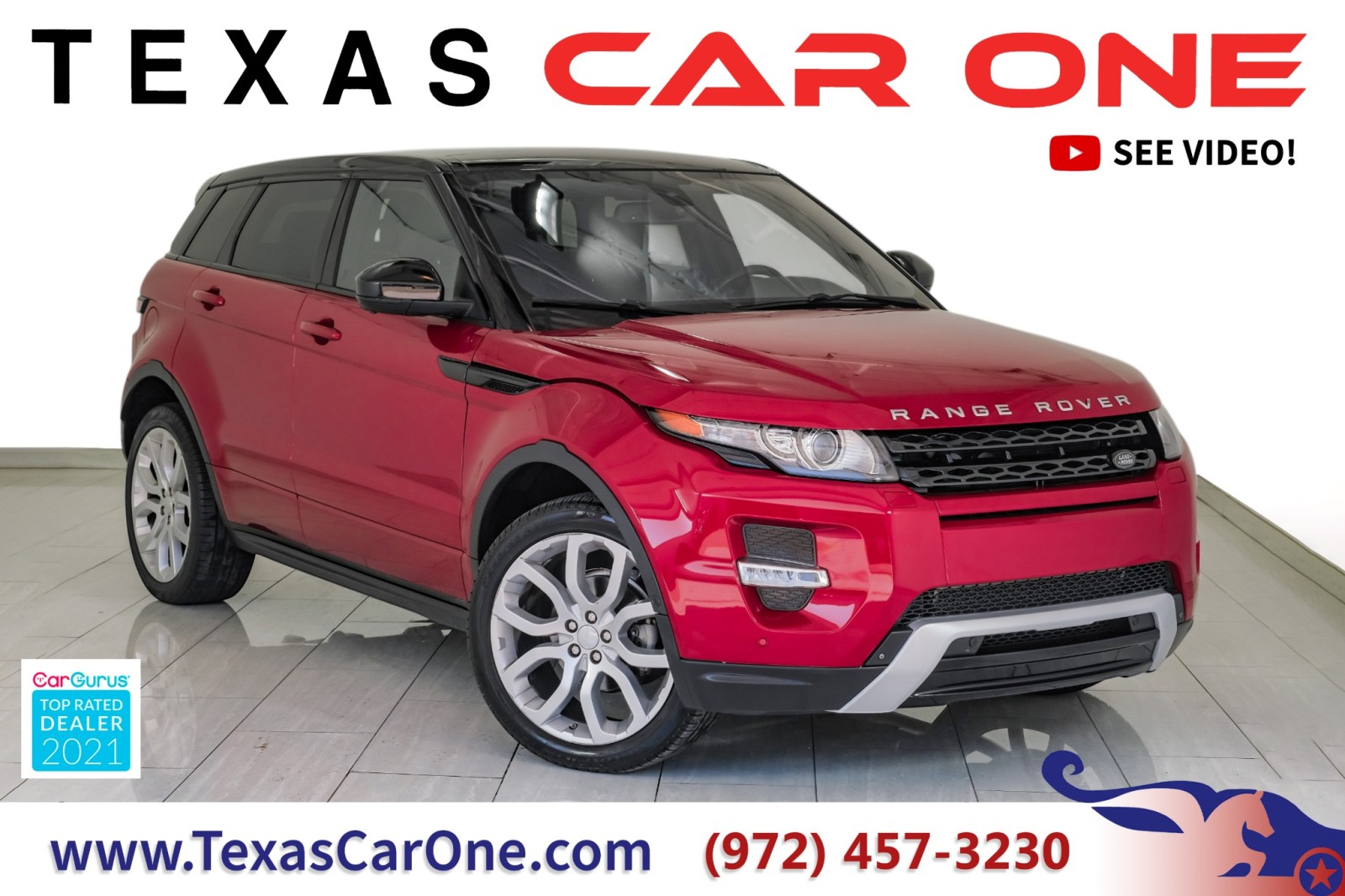 2015 Land Rover Range Rover Evoque DYNAMIC 4WD PREMIUM PACK BLIND SPOT ASSIST ADVANCE 1