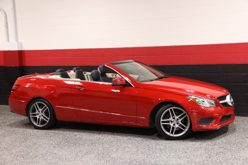 Mars Red 2014 Mercedes-Benz E-Class Convertible Rear-Wheel Drive Automatic