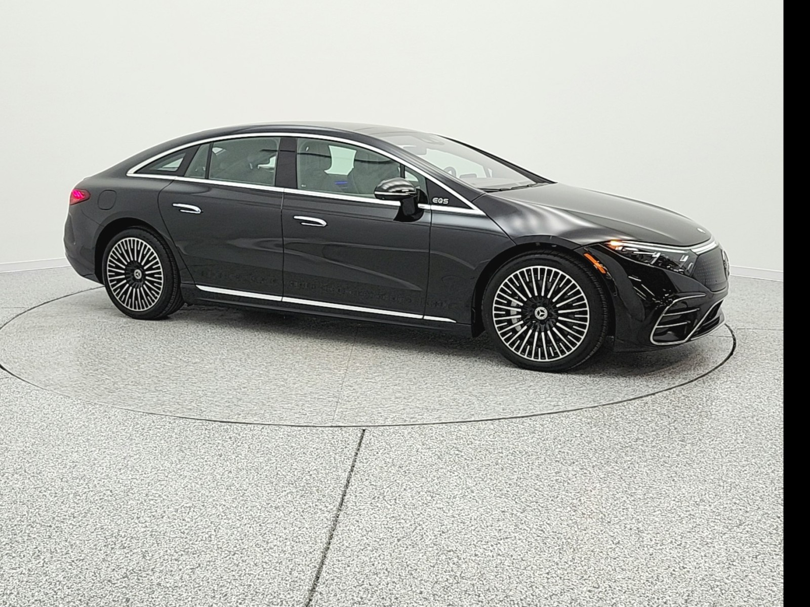 Used 2023 Obsidian Black Metallic Mercedes-Benz EQS 450 4MATIC® Sedan image 3