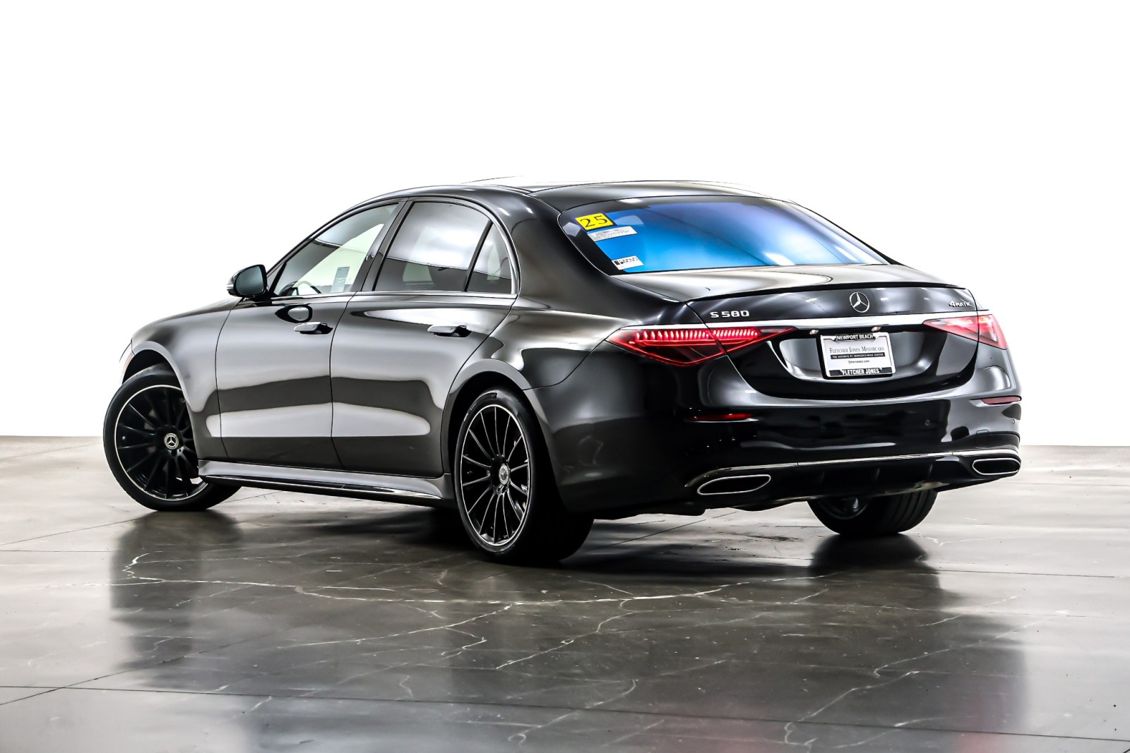 Certified Used 2025 Black Mercedes-Benz S 580 4MATIC® Sedan image 14