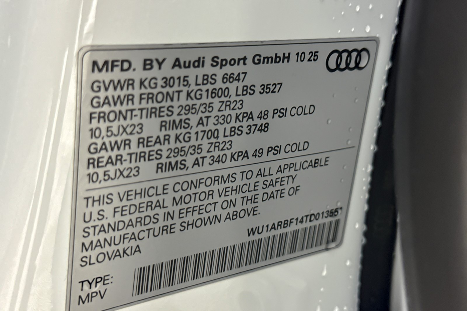 New 2026 Glacier White Metallic Audi performance quattro image 24