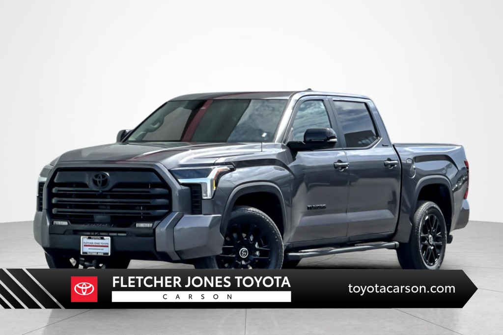 MAGNETIC GRAY 2024 Toyota Tundra Limited CrewMax Cab 4WD Pickup Truck Four-Wheel Drive Automatic