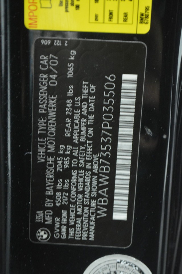 Used 2007 BMW 3 Series 335i Coupe for sale in Geneva NY