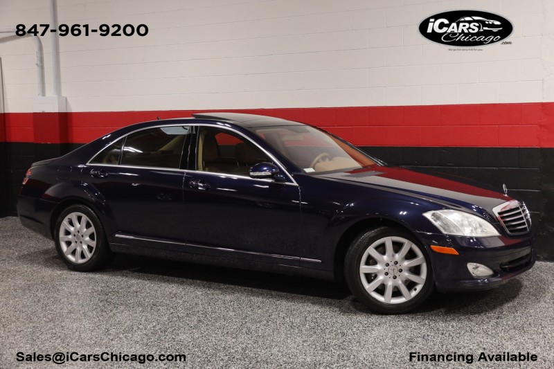 Capri Blue Metallic 2007 Mercedes-Benz S-Class Sedan All-Wheel Drive Automatic