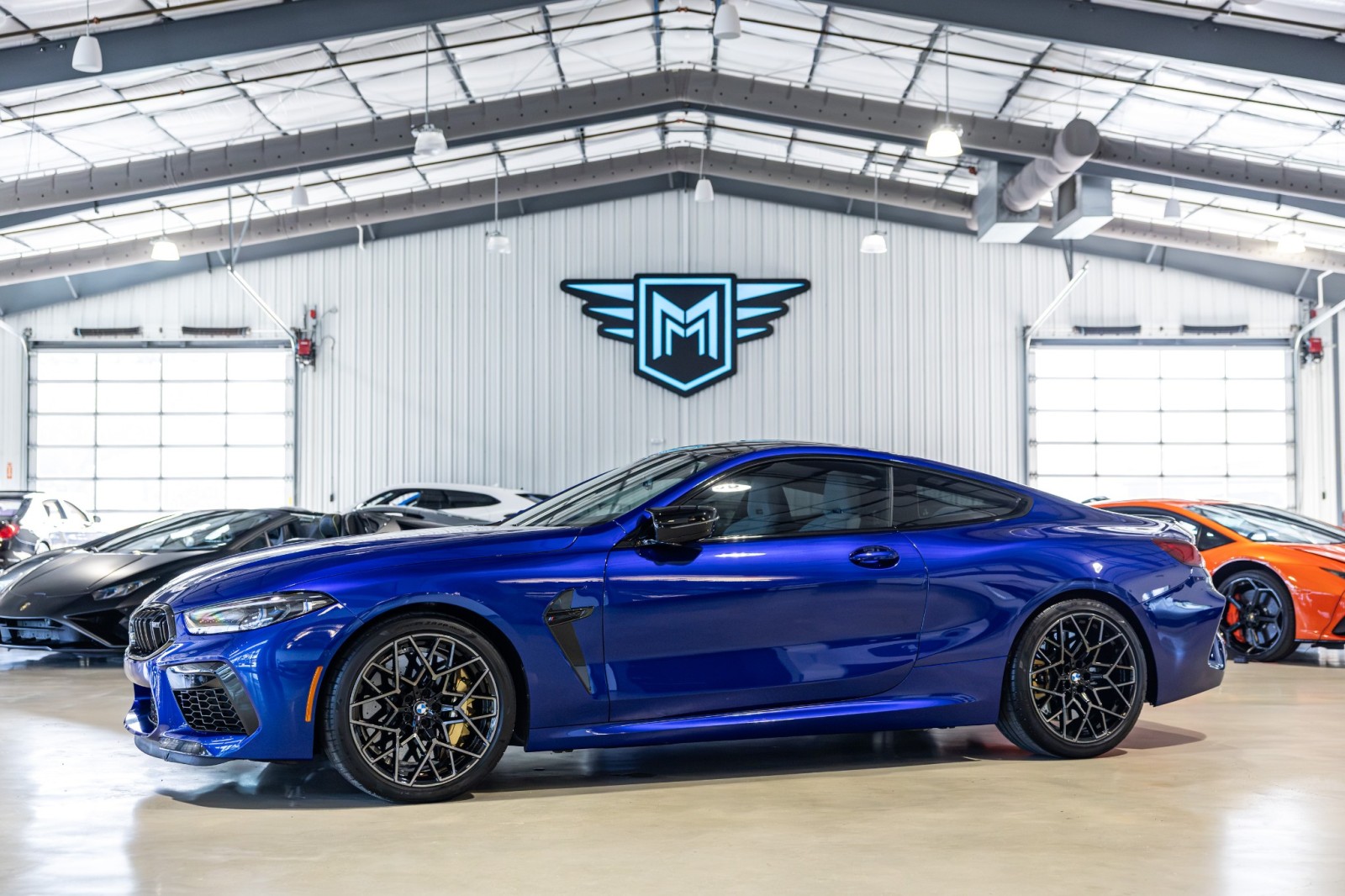 Marina Bay Blue Metallic 2024 BMW M8 Coupe All-Wheel Drive Automatic