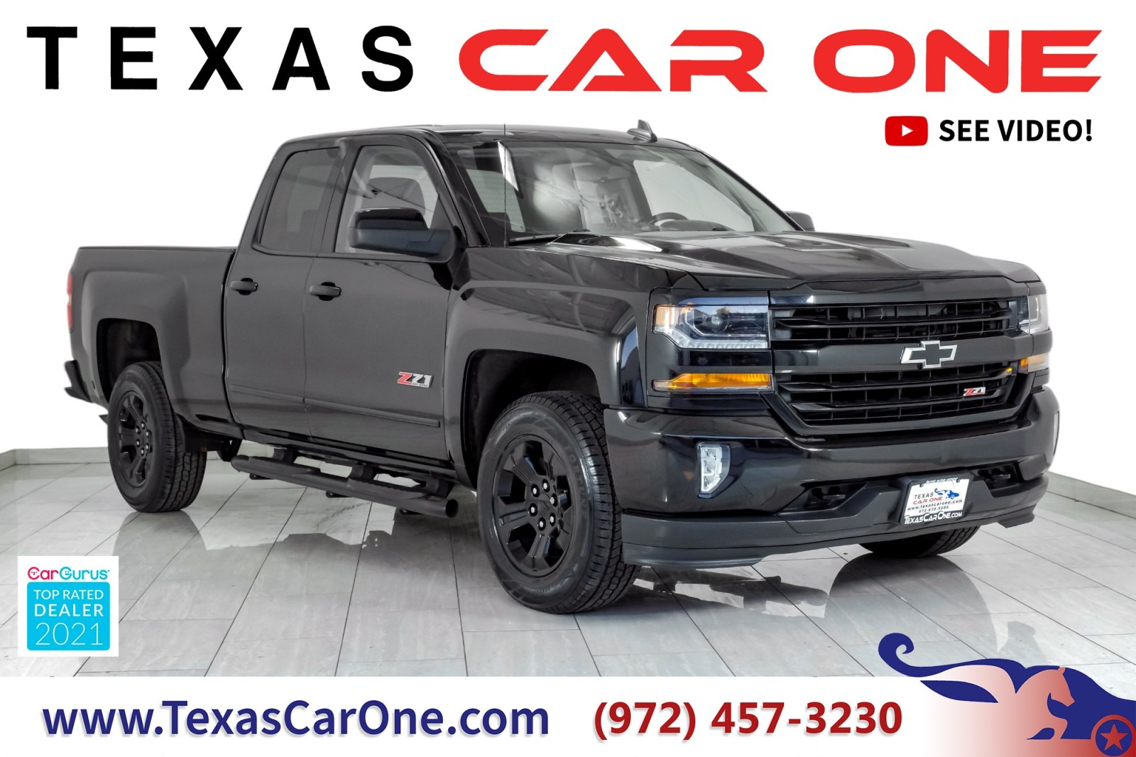 2019 Chevrolet Silverado 1500 LD LT DOUBLE CAB 4WD OFF ROAD Z71 HEATED SEATS REA 1