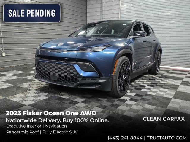 Blue Planet 2023 Fisker Ocean One AWD SUV / Crossover All-Wheel Drive 1-Speed Dual Clutch