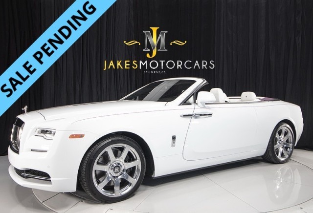 Arctic White 2017 Rolls-Royce Dawn Convertible Convertible Rear-Wheel Drive Automatic