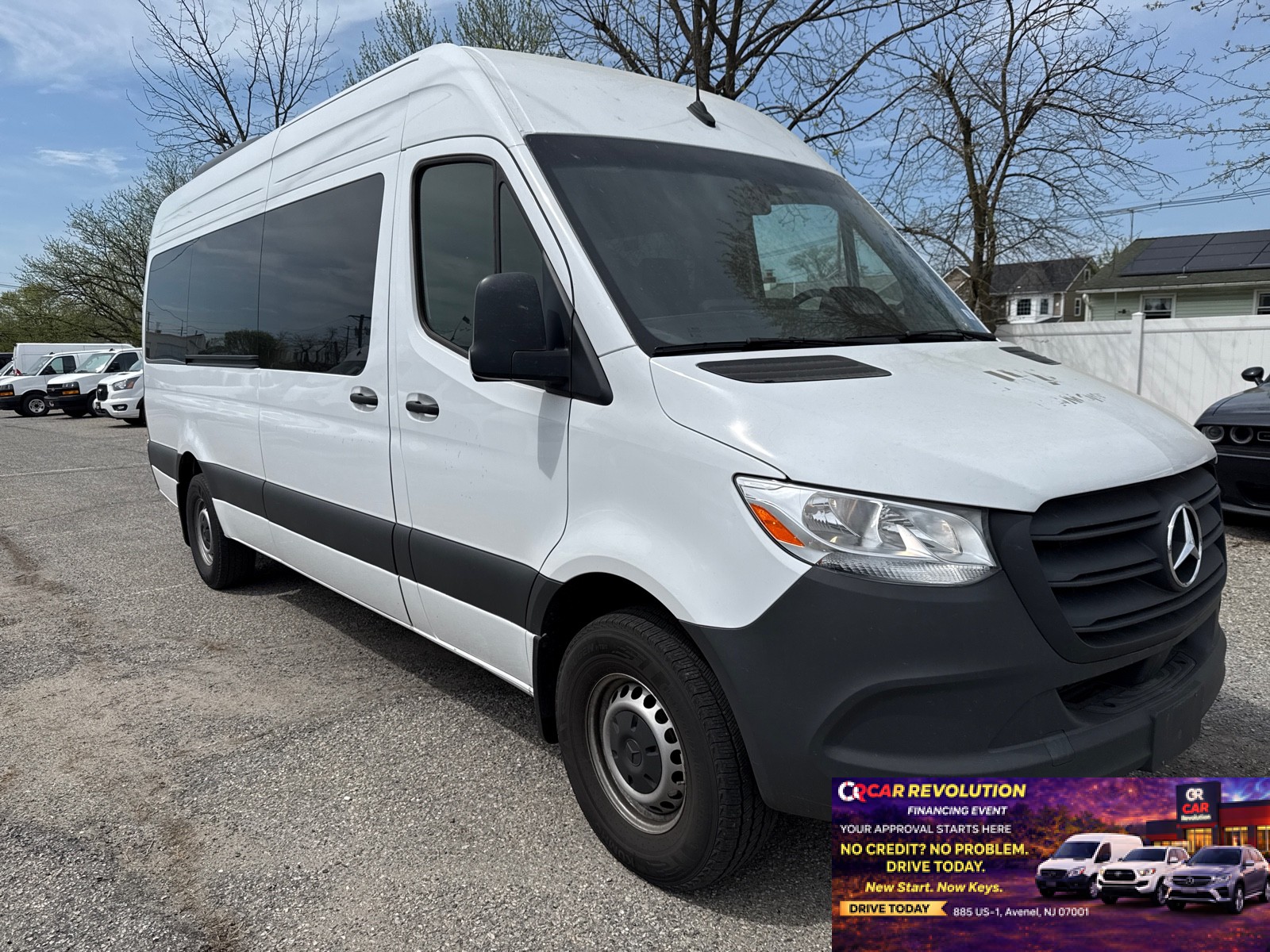Arctic White 2025 Mercedes-Benz Sprinter 2500 170 High Roof Passenger Van RWD Van Rear-Wheel Drive Automatic