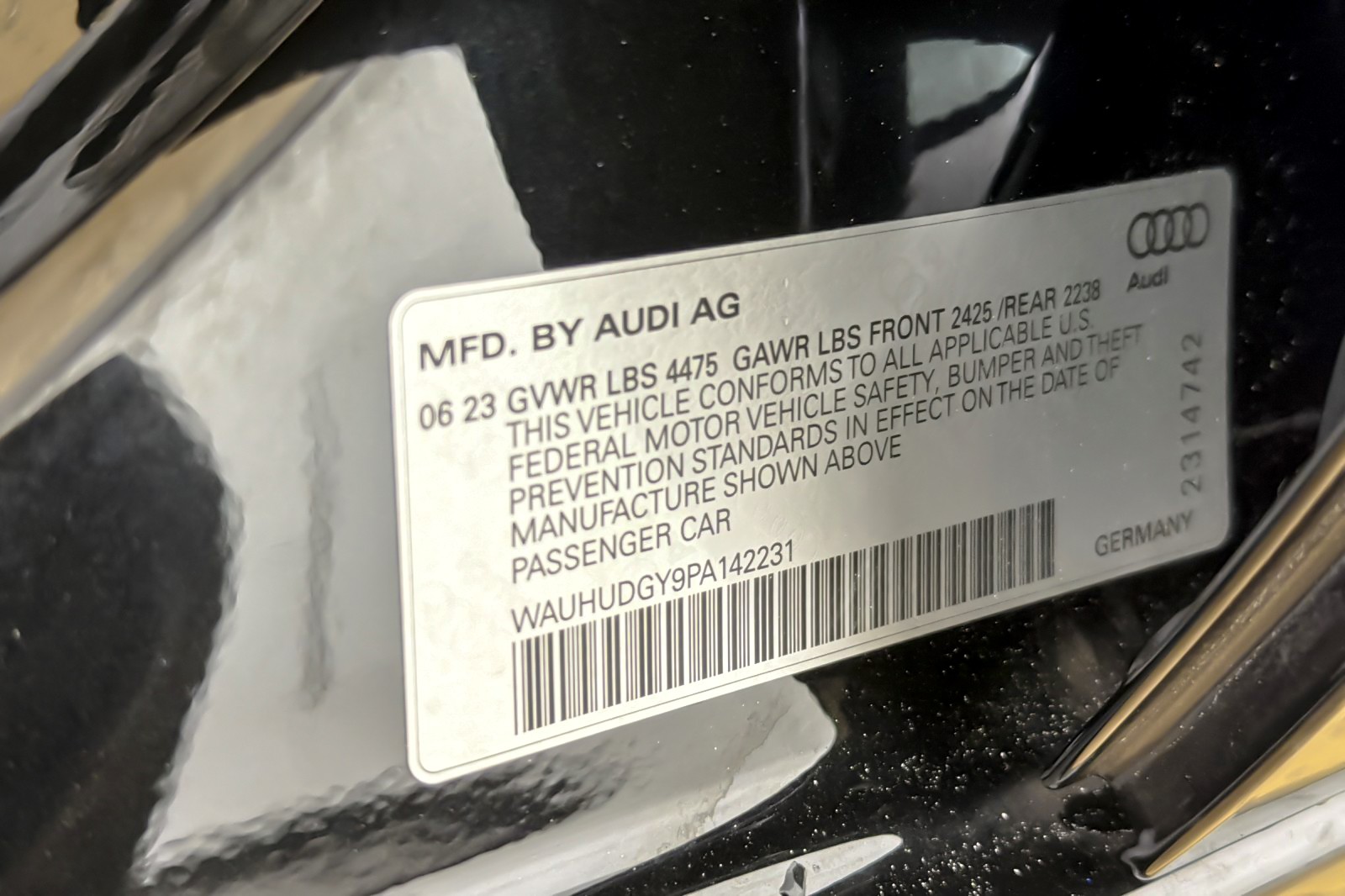 Used 2023 Mythos Black Metallic Audi Premium Plus 40 TFSI quattro image 26