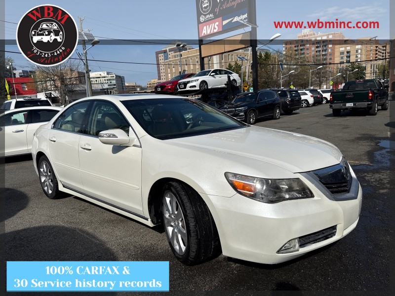 Alberta White Pearl 2009 Acura RL SH-AWD with Technology Package Sedan All-Wheel Drive Automatic