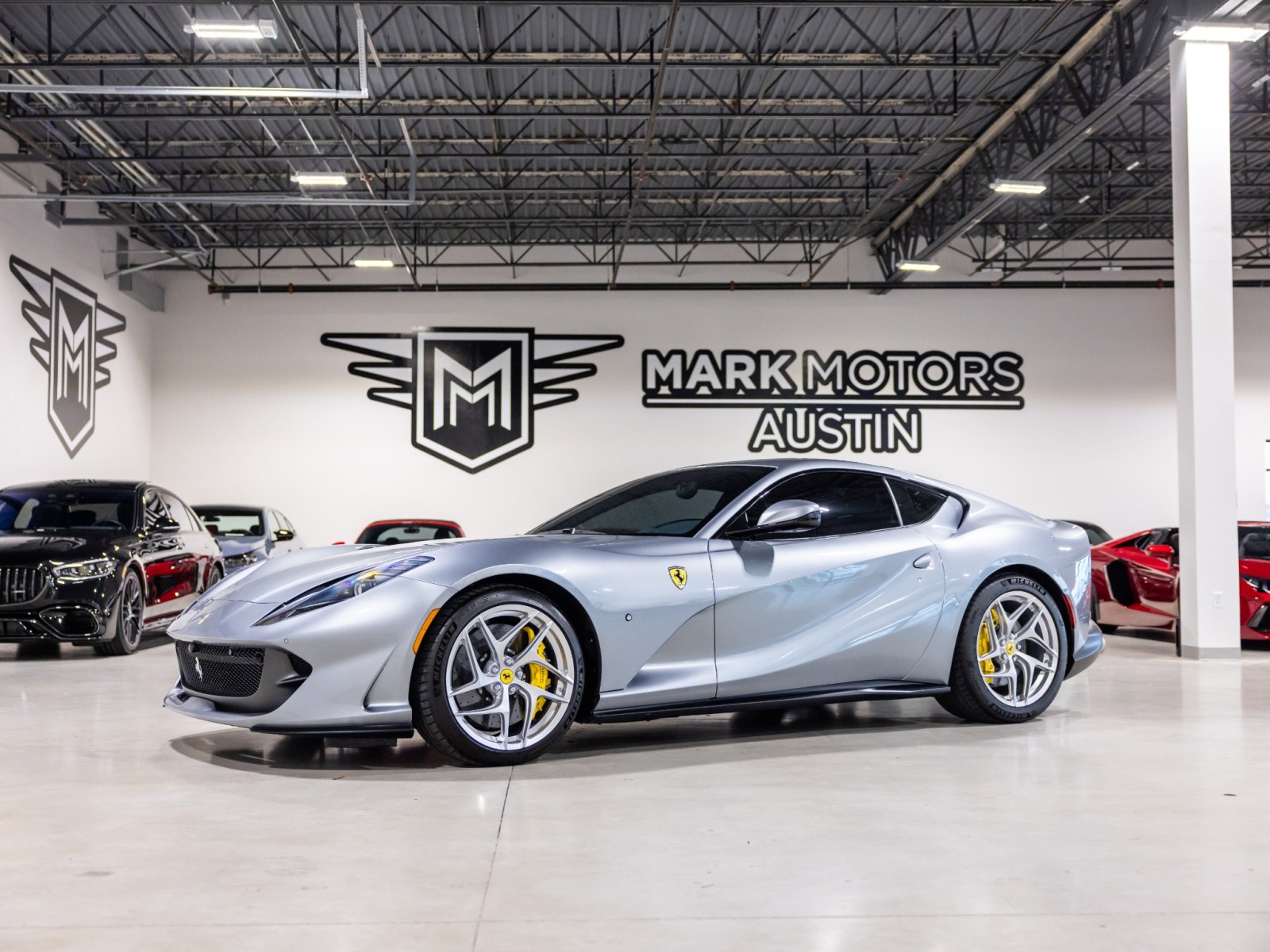 Grigio Titanio Metallic 2019 Ferrari 812 Coupe Rear-Wheel Drive Automatic