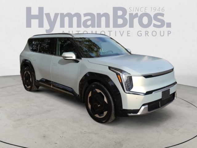 White (Ivory Silver Matte) 2024 Kia EV9 SUV / Crossover All-Wheel Drive Automatic