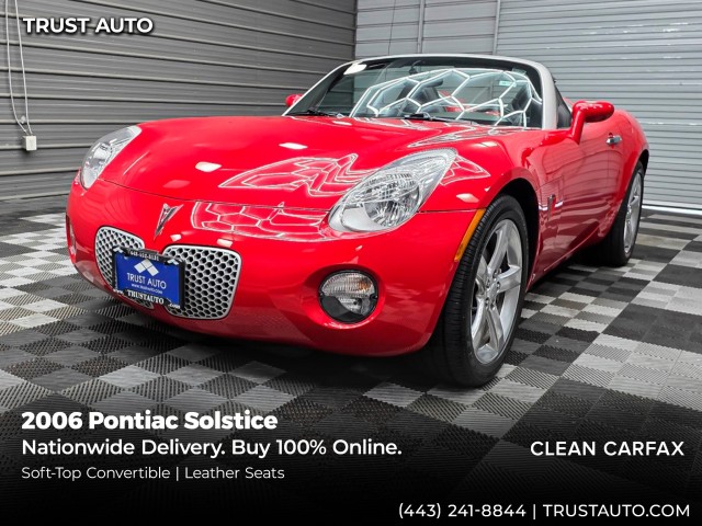 2006 Pontiac Solstice Roadster Convertible Rear-Wheel Drive 5-Speed Automatic