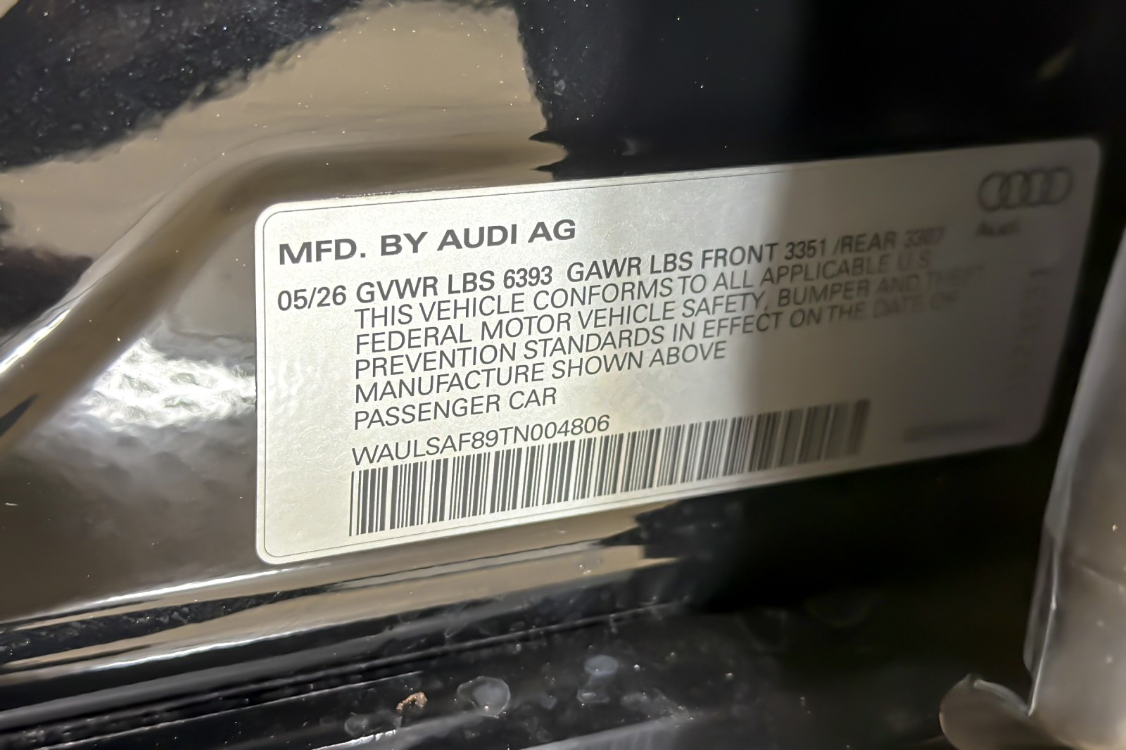 New 2026 Mythos Black Metallic Audi quattro *Ltd Avail* image 26