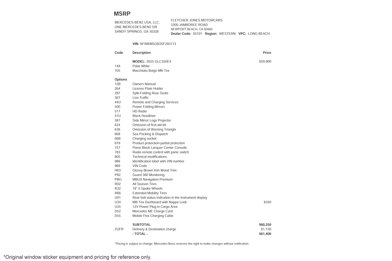 Certified Used 2025 Polar White Mercedes-Benz GLC 350e image 2