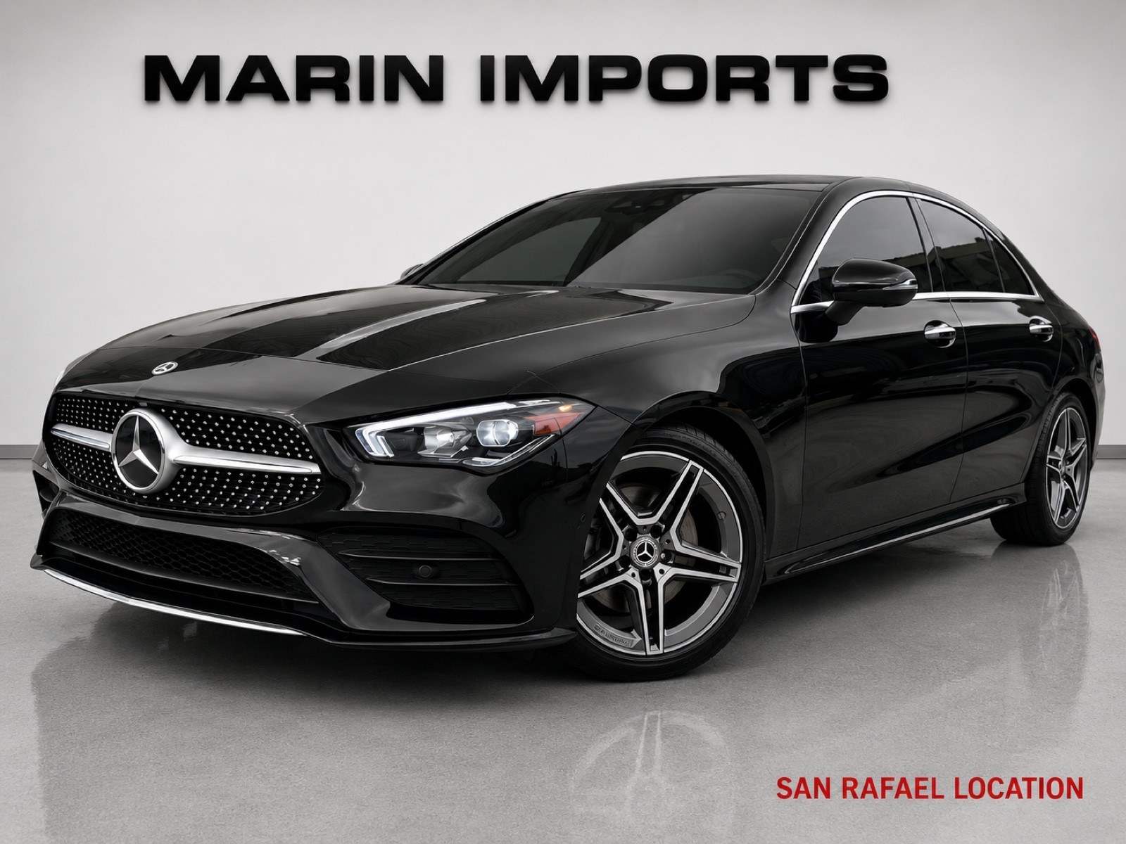 Cosmos Black Metallic 2023 Mercedes-Benz CLA 250 FWD Coupe Front-Wheel Drive Automatic
